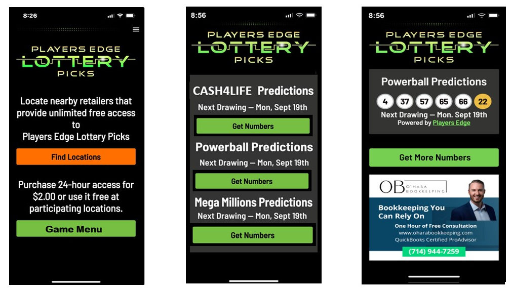 Players Edge Lottery Picks